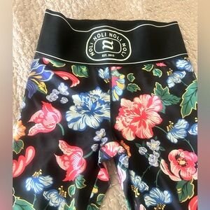Noli Black Floral Leggings